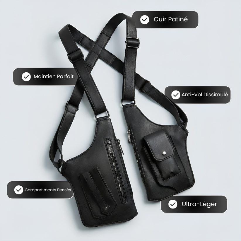 Sac bandoulière en cuir haut de gamme