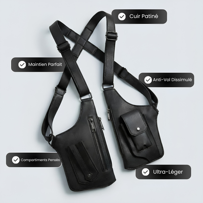 Sac bandoulière en cuir haut de gamme