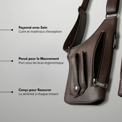 Sac bandoulière en cuir haut de gamme